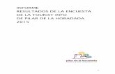 Informe Resultados Encuesta Tourist Info Pilar de la Horadada 2015