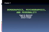 Demographics, psychographics, and personality