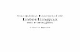 Gramatica essencial de interlingua em portugues PLE