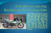 Các đời xe côn tay Exciter tại thị trường Việt