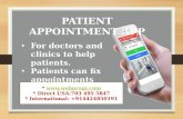 Patient appointment app for your clinic or hospital