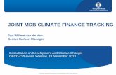Joint Multilateral Development Bank Climate Finance Tracking