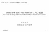 CDNI-redirection  [ISOC-JP event, 2016/03/24]