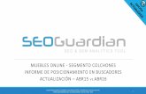 SEOGuardian - Ecommerce Muebles - segmento Colchones en España - Actualización