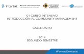Calendario_01 Curso Intensivo Intro al Community Management Nicaragua-Semestre 2_2014