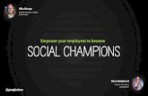 Empower your employees to become social champions