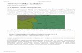 Szabó és Wirth: Adatmanipulációk - Térinformatika szabadon