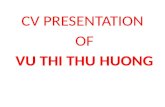 Cv presentation vu thi thu huong