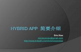 Hybrid app简要介绍