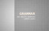 1. grammar (ina rosita)