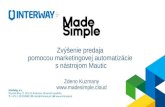 Zvýšenie predaja pomocou marketingovej automatizácie s nástrojom Mautic / Mautic Meetup 2016 Praha / 5. 11.