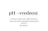 pH vrednost - Dragan Stojanović