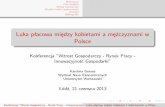 Gender wage gap in Poland