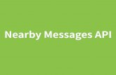 Nearby Messages API