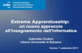 Extreme Apprenticeship - insegnare informatica a scuola e all'universita'