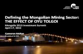 2013, PRESENTATION, Defining the Mongolian mining sector What will be the effect of Oyu Tolgoi and its production, Cameron Macrae