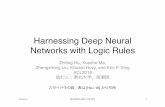 Harnessing Deep Neural Networks with Logic Rules