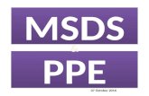 Msds & ppe