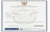 Matric Certificate EC Frewen