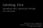 Catching Fire: Spreading Data Journalism Through the Newsroom