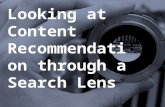 Elasticseach in Outbrain Recommender System - Looking at Content Recommendations through a Search Lens