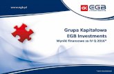 Grupa Kapitałowa EGB Investments
