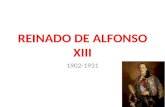 REINADO ALFONSO XIII