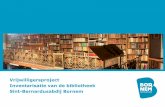 Vrijwilligersproject Inventaristaie van de bibliotheek Sint-Bernardusabdij Bornem (Overlegplatform voor erfgoedbibliotheken 2015)