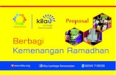 Penawaran Proposal Berbagi Kemenangan Ramadhan 2016