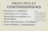 Principales controversias