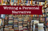 Personal Narratives Introduction
