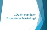 ¿Quién manda en Experiential Marketing?