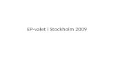 Ep Valet I Stockholm 2009