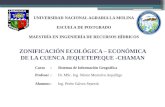 Zonificación Ecologica - Económica de la Cuenca Jequetepeque - Chaman