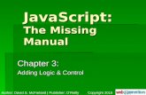 JavaScript, Missing Manual, Chapter 3
