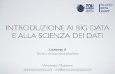 Introduzione ai Big Data e alla scienza dei dati - Sistemi di raccomandazione
