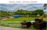 Safina hotel terrace garden