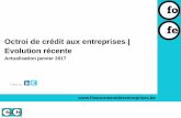 Crédits aux entreprises - actualisation janvier 2017