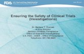 FDA 2013 Clinical Investigator Training Course: Ensuring the Safety of Clinical Trials: AE Reporting, DSMBs, IRBs (CDER)
