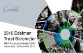 Accountantsdag 2016 - Presentatie Edelman Trust Barometer