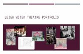 Leigh Witek Theatre Portfolio