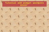 Tutorial add widget wordpres