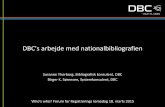 DBC's arbejde med nationalbibliografiske autoritetsdata