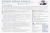CV - Edwar Apaza Zavala