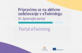 Getting ready to become an active eTwinner: Discover the Portal - SL