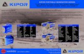Kipor & Mainsu Generator Brochure