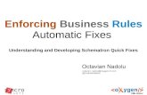 Enforcing Business Rules - Automatic Fixes