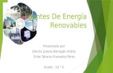 Fuentes de energía renovables- Sistemas 2017