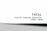 Tally in Gujarati - Crystal Computer Mankuva