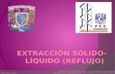 Extracción sólido líquido (reflujo)